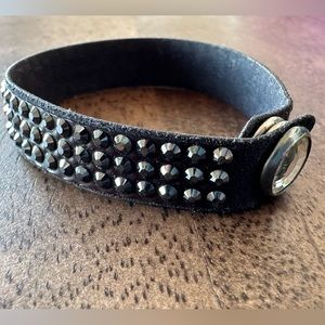 Black Swarovski Crystal Bracelet